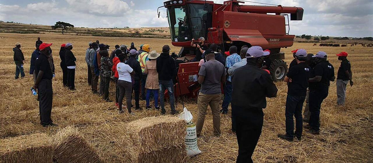 Case IH harvesting and hay equipment impresses farmers in Kenya